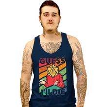 Load image into Gallery viewer, Daily_Deal_Shirts Tank Top, Unisex / Small / Navy Guess I&#39;ll Roll A 1
