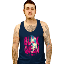 Load image into Gallery viewer, Daily_Deal_Shirts Tank Top, Unisex / Small / Navy The Black Queen