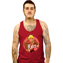 Load image into Gallery viewer, Daily_Deal_Shirts Tank Top, Unisex / Small / Red Ken Doll