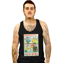 Load image into Gallery viewer, Secret_Shirts Tank Top, Unisex / Small / Black Coin Toss Guide