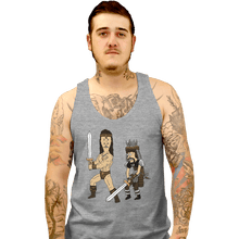 Load image into Gallery viewer, Shirts Tank Top, Unisex / Small / Sports Grey The Barbarian And The Thief