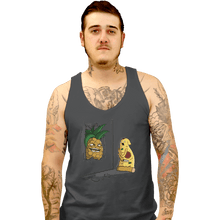Load image into Gallery viewer, Shirts Tank Top, Unisex / Small / Charcoal Here's Pineapple