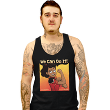 Load image into Gallery viewer, Secret_Shirts Tank Top, Unisex / Small / Black The Lower Decks Can Do It