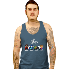 Load image into Gallery viewer, Daily_Deal_Shirts Tank Top, Unisex / Small / Indigo Blue The 8 Bits