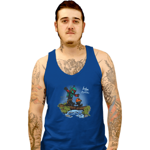 Shirts Tank Top, Unisex / Small / Royal Blue Boba And Fennec