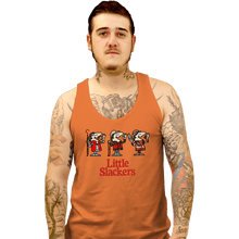 Load image into Gallery viewer, Daily_Deal_Shirts Tank Top, Unisex / Small / Orange Little Slackers