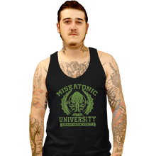 Load image into Gallery viewer, Shirts Tank Top, Unisex / Small / Black Miskatonic University