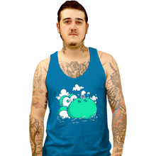 Load image into Gallery viewer, Shirts Tank Top, Unisex / Small / Sapphire Dino Island Baby