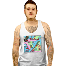 Load image into Gallery viewer, Secret_Shirts Tank Top, Unisex / Small / White Squid Relativity Staircase