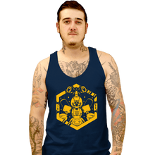 Load image into Gallery viewer, Shirts Tank Top, Unisex / Small / Navy Kabuto Type Robot