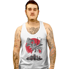 Load image into Gallery viewer, Shirts Tank Top, Unisex / Small / White The King Of Terror Attack Sumi-e