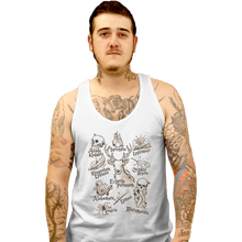 Load image into Gallery viewer, Shirts Tank Top, Unisex / Small / White Magic Spell notes
