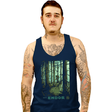 Load image into Gallery viewer, Shirts Tank Top, Unisex / Small / Navy Visit Endor