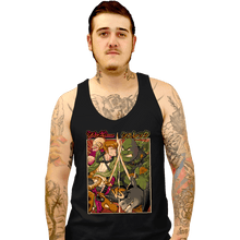 Load image into Gallery viewer, Daily_Deal_Shirts Tank Top, Unisex / Small / Black Samurai Sukubi vs Shurekku
