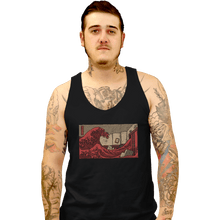 Load image into Gallery viewer, Shirts Tank Top, Unisex / Small / Black Shining Wave
