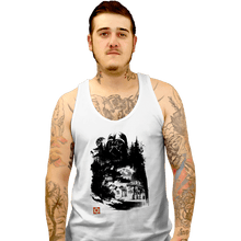 Load image into Gallery viewer, Daily_Deal_Shirts Tank Top, Unisex / Small / White Dark Lord In The Snow Planet Sumi-e
