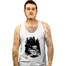 Load image into Gallery viewer, Daily_Deal_Shirts Tank Top, Unisex / Small / White Dark Lord In The Snow Planet Sumi-e