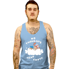 Load image into Gallery viewer, Daily_Deal_Shirts Tank Top, Unisex / Small / Powder Blue No Thoughts
