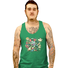 Load image into Gallery viewer, Shirts Tank Top, Unisex / Small / Irish Green Let's Roll Link