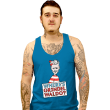 Load image into Gallery viewer, Secret_Shirts Tank Top, Unisex / Small / Sapphire Wheres Grindelwaldo
