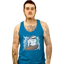 Load image into Gallery viewer, Shirts Tank Top, Unisex / Small / Sapphire The Little Shark