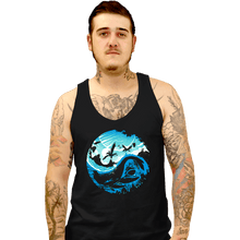Load image into Gallery viewer, Daily_Deal_Shirts Tank Top, Unisex / Small / Black Yin Yang Of Water