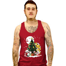 Load image into Gallery viewer, Daily_Deal_Shirts Tank Top, Unisex / Small / Red Super Christmas