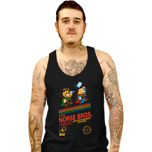 Load image into Gallery viewer, Secret_Shirts Tank Top, Unisex / Small / Black Super Norse Bros