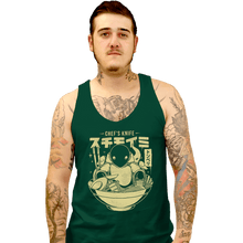 Load image into Gallery viewer, Shirts Tank Top, Unisex / Small / Black Chef's Knife Ramen