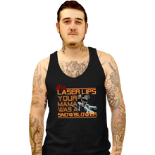 Load image into Gallery viewer, Secret_Shirts Tank Top, Unisex / Small / Black Hey, Laser Lips!