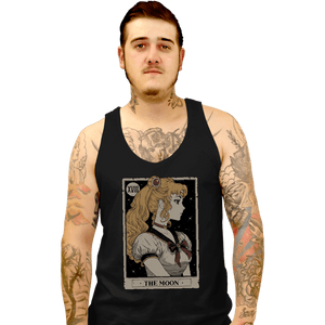 Daily_Deal_Shirts Tank Top, Unisex / Small / Black Tarot Of The Moon