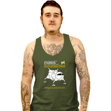 Load image into Gallery viewer, Shirts Tank Top, Unisex / Small / Military Green Starbug Repair Manual

