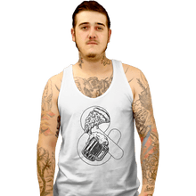 Load image into Gallery viewer, Shirts Tank Top, Unisex / Small / White Pizza and Beer