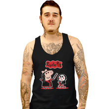 Load image into Gallery viewer, Shirts Tank Top, Unisex / Small / Black Puzzle Pig