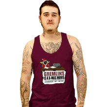 Load image into Gallery viewer, Shirts Tank Top, Unisex / Small / Maroon Gremlins Is A Christmas Movie