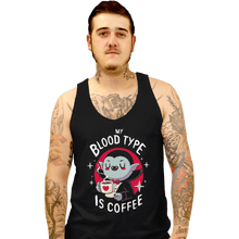 Load image into Gallery viewer, Shirts Tank Top, Unisex / Small / Black Coffee Vampire