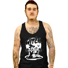 Load image into Gallery viewer, Secret_Shirts Tank Top, Unisex / Small / Black Beach Witch
