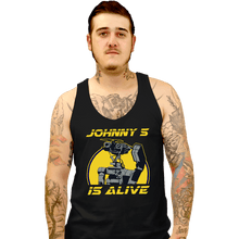 Load image into Gallery viewer, Secret_Shirts Tank Top, Unisex / Small / Black Johnny 5 Alive