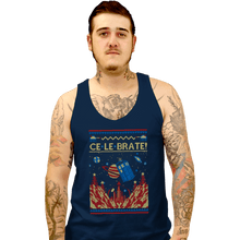 Load image into Gallery viewer, Shirts Tank Top, Unisex / Small / Navy Ce Le Brate