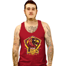 Load image into Gallery viewer, Shirts Tank Top, Unisex / Small / Red Gryffindors Lions
