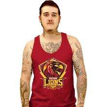 Load image into Gallery viewer, Shirts Tank Top, Unisex / Small / Red Gryffindors Lions