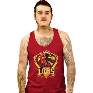 Shirts Tank Top, Unisex / Small / Red Gryffindors Lions