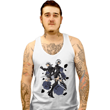 Load image into Gallery viewer, Daily_Deal_Shirts Tank Top, Unisex / Small / White Android Hunter