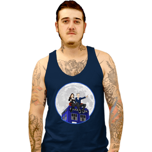 Shirts Tank Top, Unisex / Small / Navy Clara And The Doctor