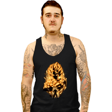 Load image into Gallery viewer, Shirts Tank Top, Unisex / Small / Black Golden Saiyan Vegito