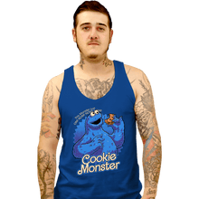Load image into Gallery viewer, Daily_Deal_Shirts Tank Top, Unisex / Small / Royal Blue Cookie Monster Doll