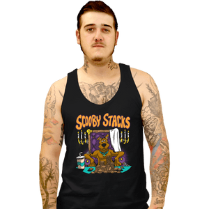 Daily_Deal_Shirts Tank Top, Unisex / Small / Black Scooby Stacks