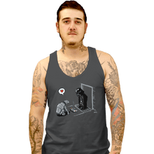 Load image into Gallery viewer, Shirts Tank Top, Unisex / Small / Charcoal Cat-At's New Gift