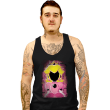 Load image into Gallery viewer, Shirts Tank Top, Unisex / Small / Black Peach Glitch