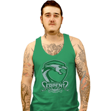 Load image into Gallery viewer, Shirts Tank Top, Unisex / Small / Irish Green Slytherin Serpents